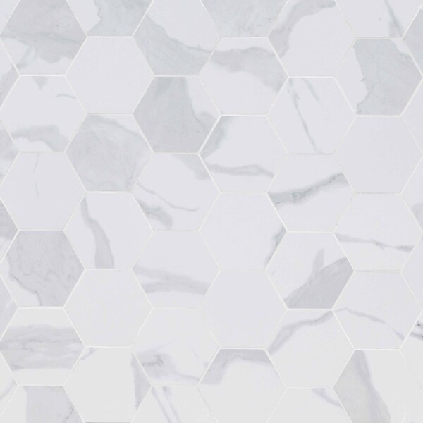 Msi Eden Statuary 3 In. X 3 In. Hexagon Porcelain Matte Floor And Wall Tile, 8PK ZOR-PT-0419 - main